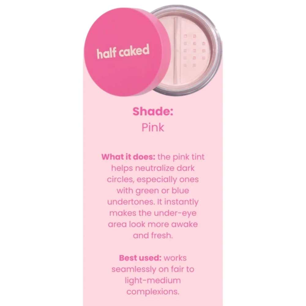 Half Caked Star Bright Loose Setting Powder - Pink - Picture 4 of 9